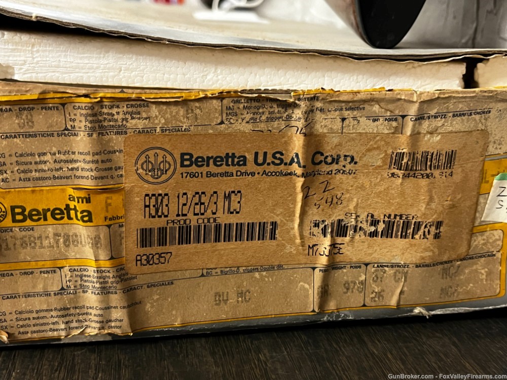 Beretta A303 12 ga 3" Original Box $899 NO RESERVE-img-70