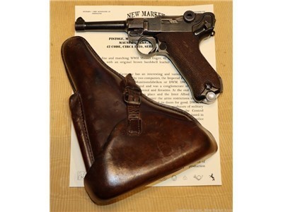 Fine WWII Mauser S/42 1939 Luger w/ Orig Holster