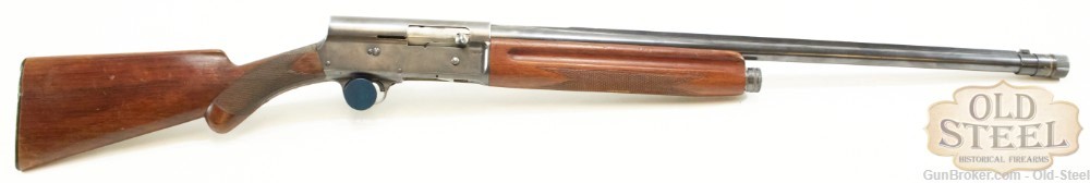 Browning A5 12 GA Semi Auto W/ Poly Choke Sporting Shotgun-img-0