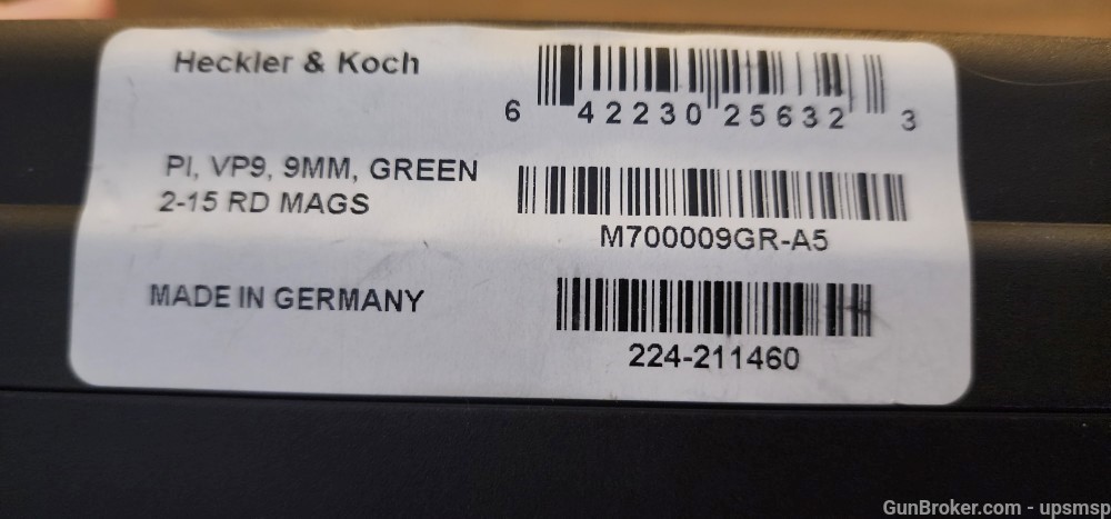HECKLER & KOCH HK VP9  9MM  GREEN M700009GR-A5-img-9