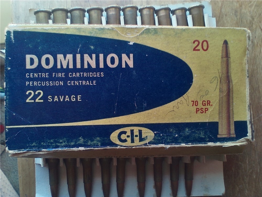 Imperial 22 Savage 70 gr. PSP ammo-2 full boxes & 19 rds. Dominion SP ammo-img-5