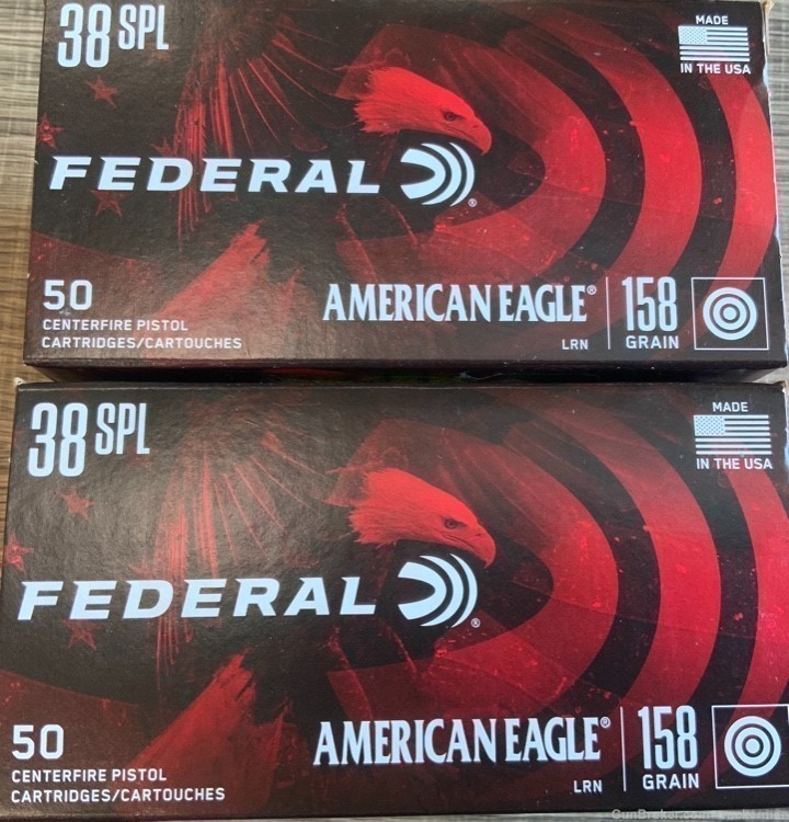 FEDERAL/AE 38 SPECIAL 158 GRAIN LRN 2 BOXES-img-1