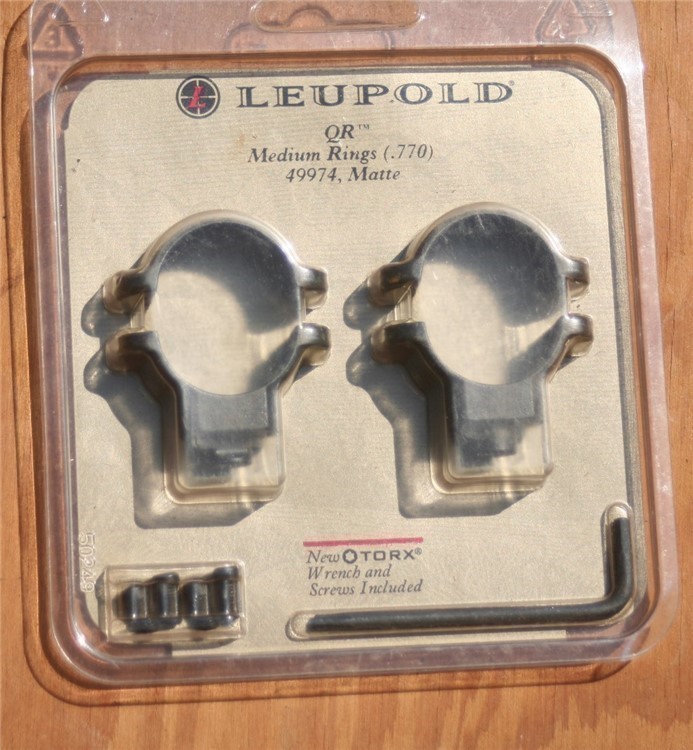 Leupold Scope Rings 49974 QR medium steel matte NOS-img-0