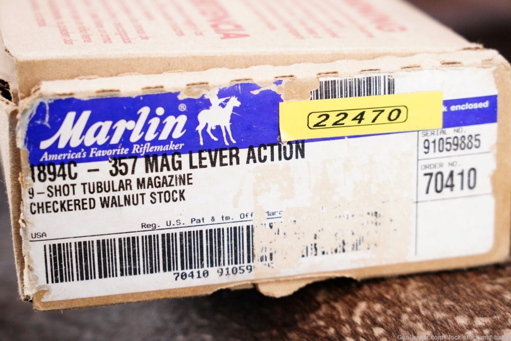 Marlin Model 1894C 1894-C .357 Magnum/38 Spl JM Lever Action Rifle MFD 2009-img-29