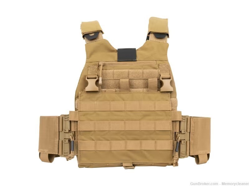 Guard Dog Body Armor Plate Carrier FDE with RMA Armament Level IIIA+ Plates-img-0