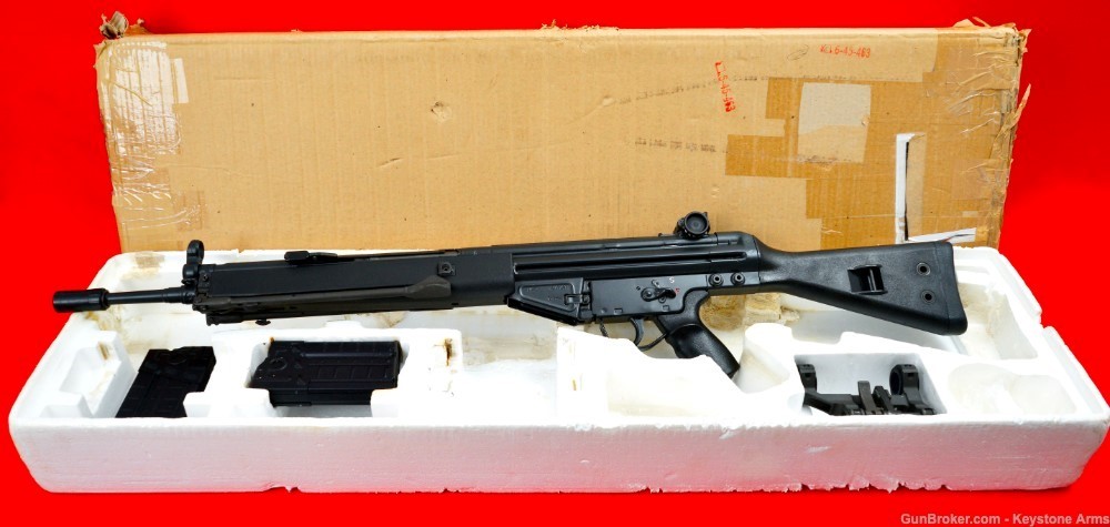 Scarce 1979 Heckler & Koch HK91 .308 Shipping Container & Test Target-img-2