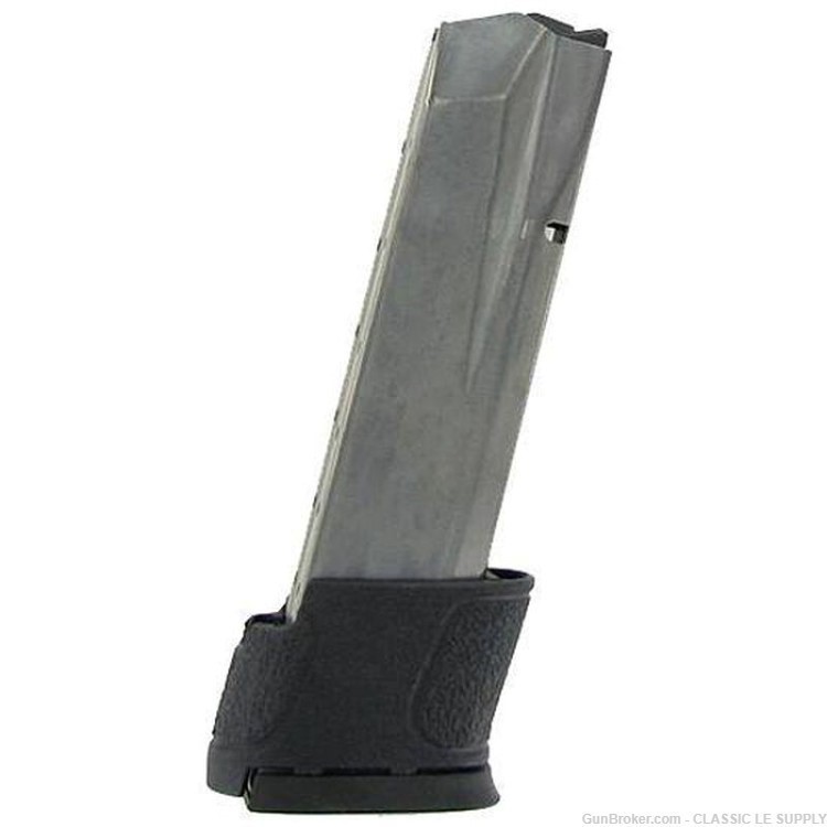 Smith & Wesson M&P45 Magazine .45 ACP 14 Rounds Grip Extension Steel Blued -img-0