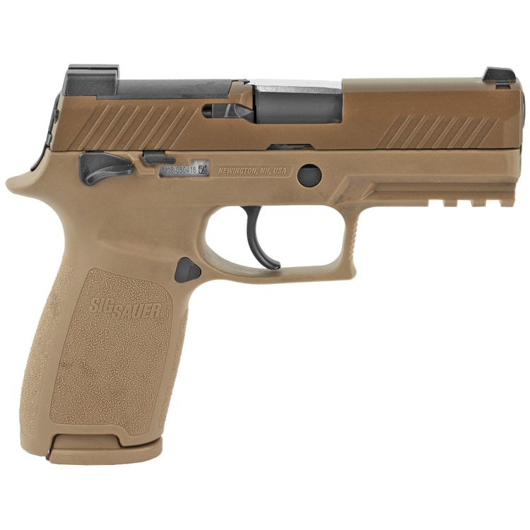SIG SAUER P320-M18 9mm 3.9in 3x10rd Coyote Pistol (320CA-9-M18-MS-10)-img-1