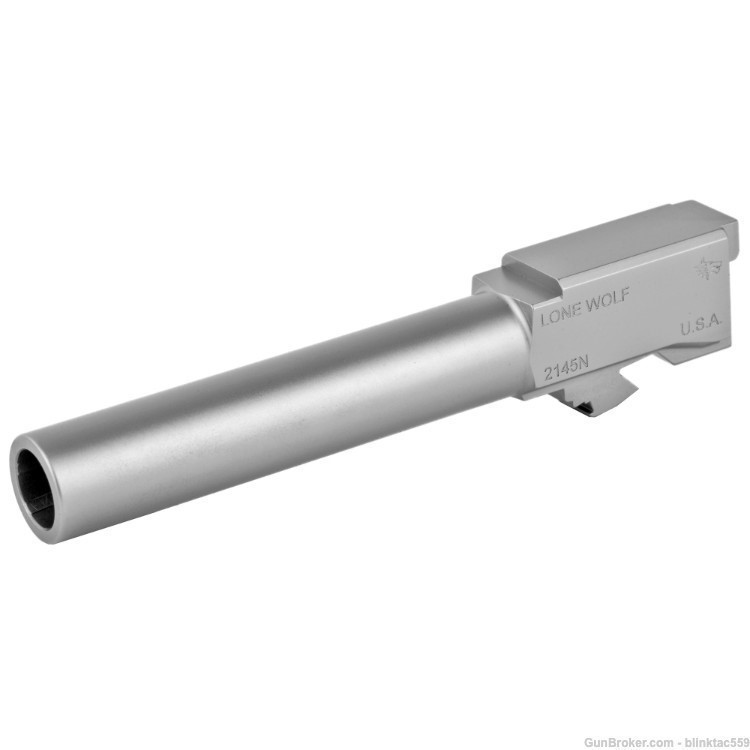 AlphaWolf Barrel, 45 ACP. 4.60?, Matte Stainless Steel, Fits Glock 21-img-0
