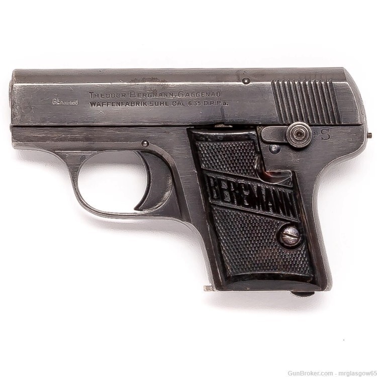 Theodor Bermannn Taschen AKT-GES Lignose Model 2 Pocket Pistol .25ACP Grips-img-2