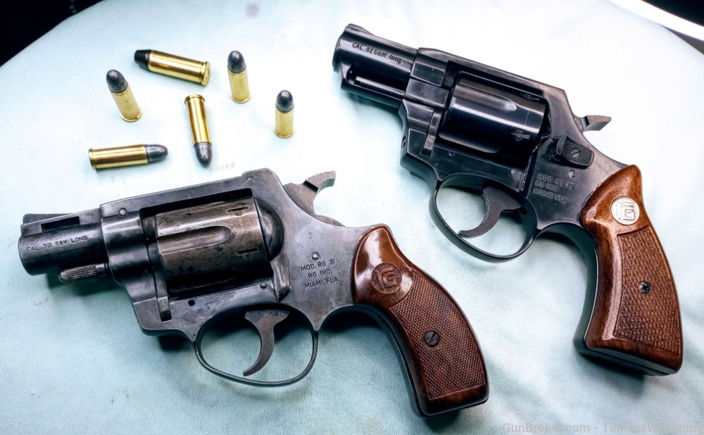 Smith&WESSON Model 31 snubnose clone RG Rohn 32 S&W German Revolver SET H&R-img-1