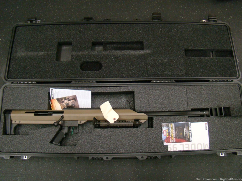 Barrett 99A1 .50BMG 99 FDE Rifle 29" Fluted Bipod 50 Bolt 14032 M99 Fifty !-img-4