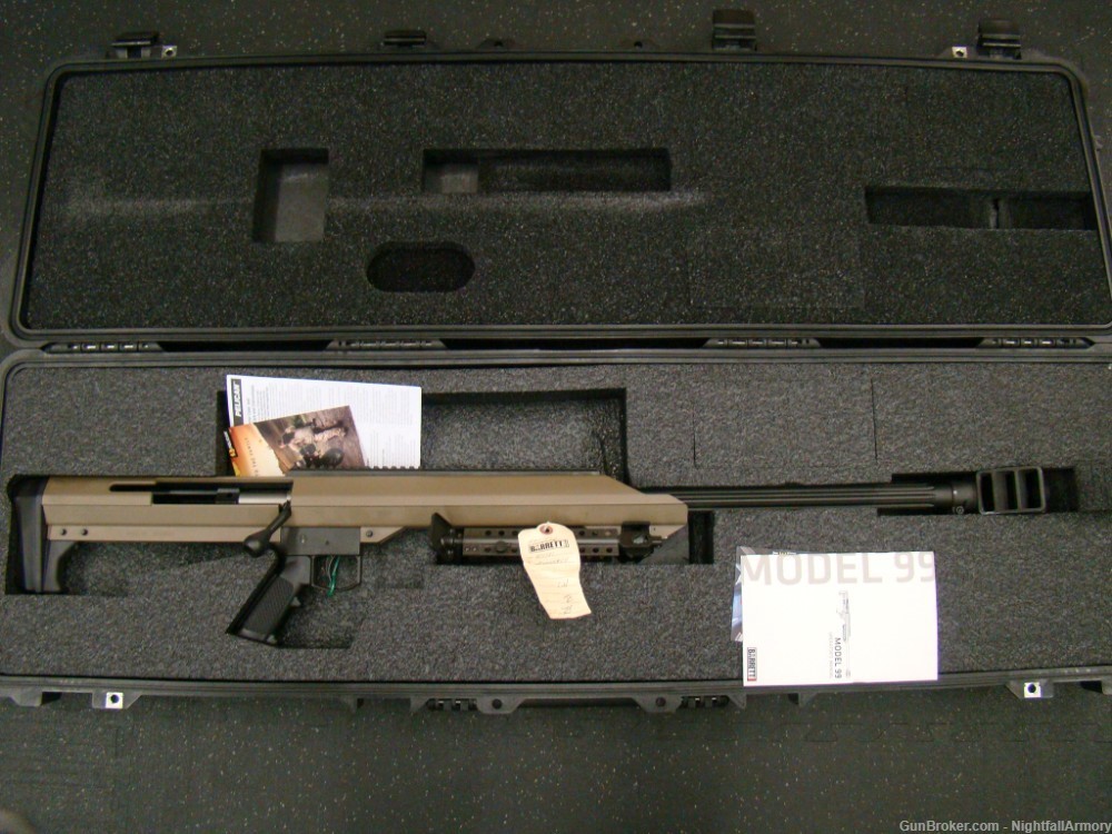 Barrett 99A1 .50BMG 99 FDE Rifle 29" Fluted Bipod 50 Bolt 14032 M99 Fifty !-img-13