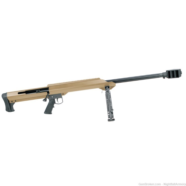 Barrett 99A1 .50BMG 99 FDE Rifle 29" Fluted Bipod 50 Bolt 14032 M99 Fifty !-img-0