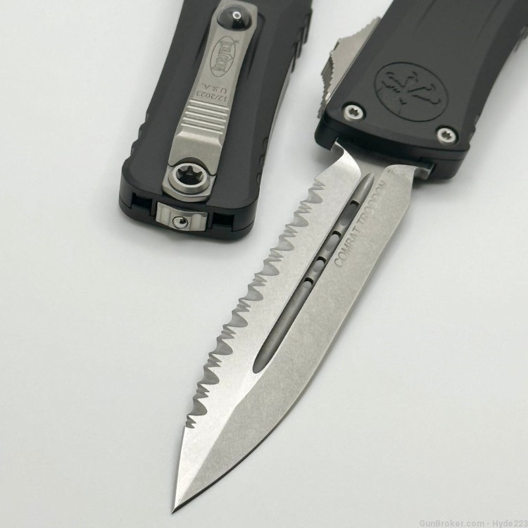 *NEW* Microtech Combat Troodon Gen 3 Full Seratted-img-1