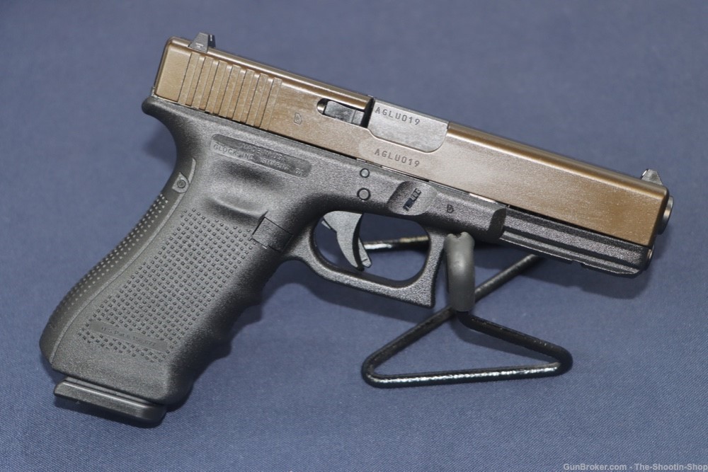 Glock Model G17 GEN4 Pistol TALO EXCLUSIVE Bronze PVD 2-Tone 9MM 17RD 17 G4-img-5