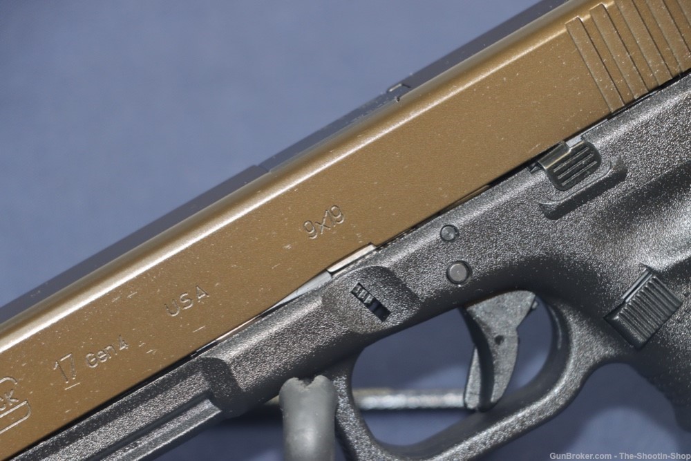 Glock Model G17 GEN4 Pistol TALO EXCLUSIVE Bronze PVD 2-Tone 9MM 17RD 17 G4-img-2