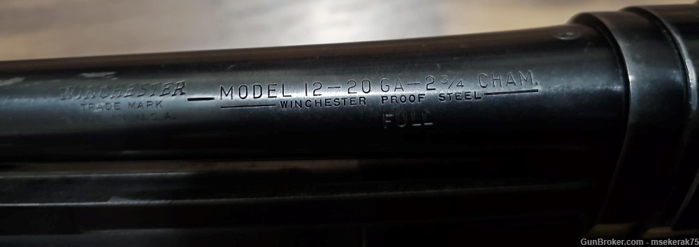 Winchester model 12 20ga shotgun-img-1