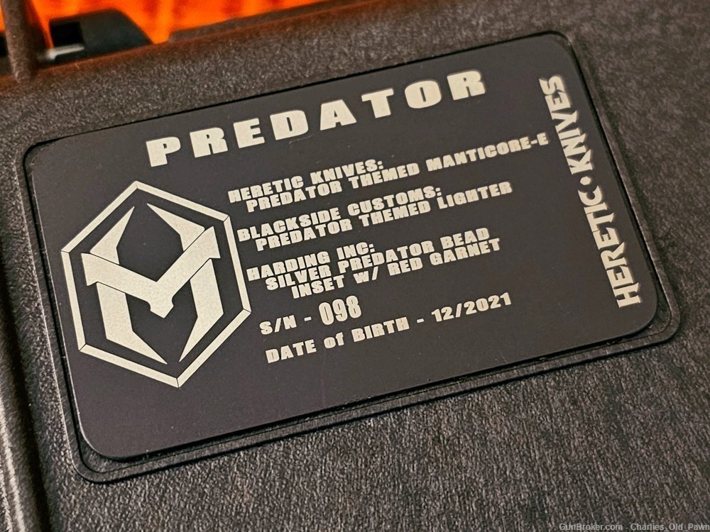 Heretic Knives Manticore "E" Predator Set DLC Tanto Edge Blade Hardware -img-11
