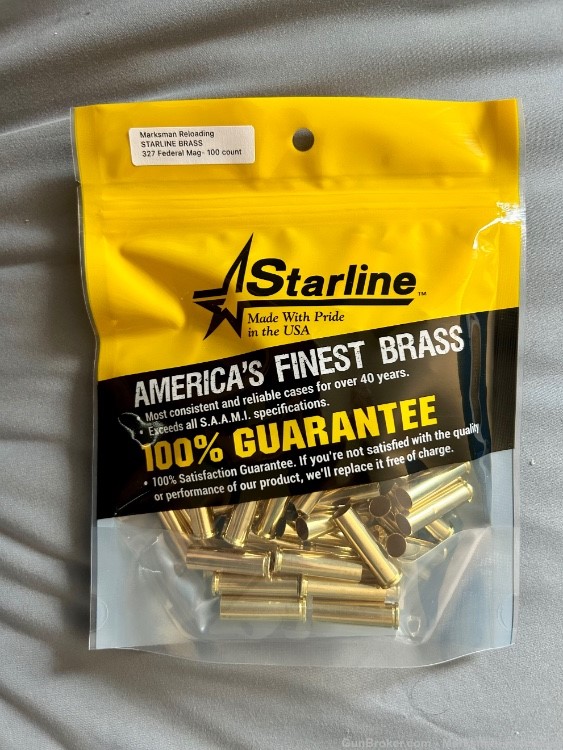 Starline 327 Federal Magnum Brass, 327 MAG- 100 Count-img-2
