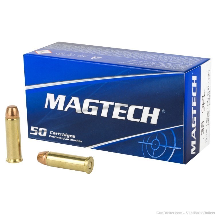 Magtech .38 Special 158 Grain FMJ Flat Nose - 50 Rounds-img-0