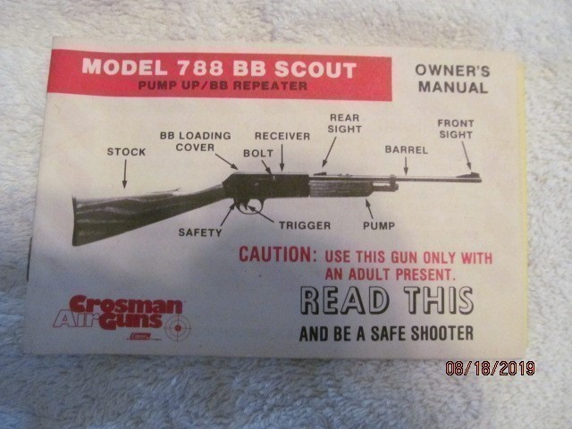 Crosman 788 BB Scout Owner's Manual-img-0