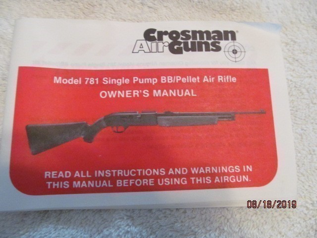 Crosman 781 Owner's Manual-img-1