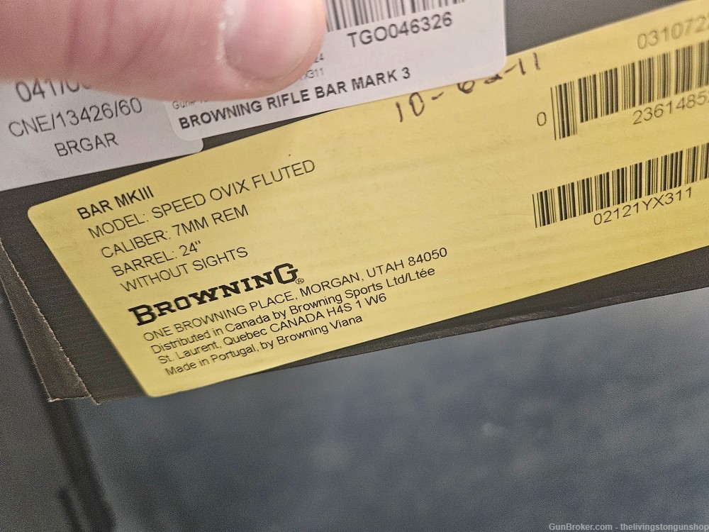 Browning BAR MK3 Ovix Camo 7MM Rem Mag 24” 031072227 DNZ Mount-img-8