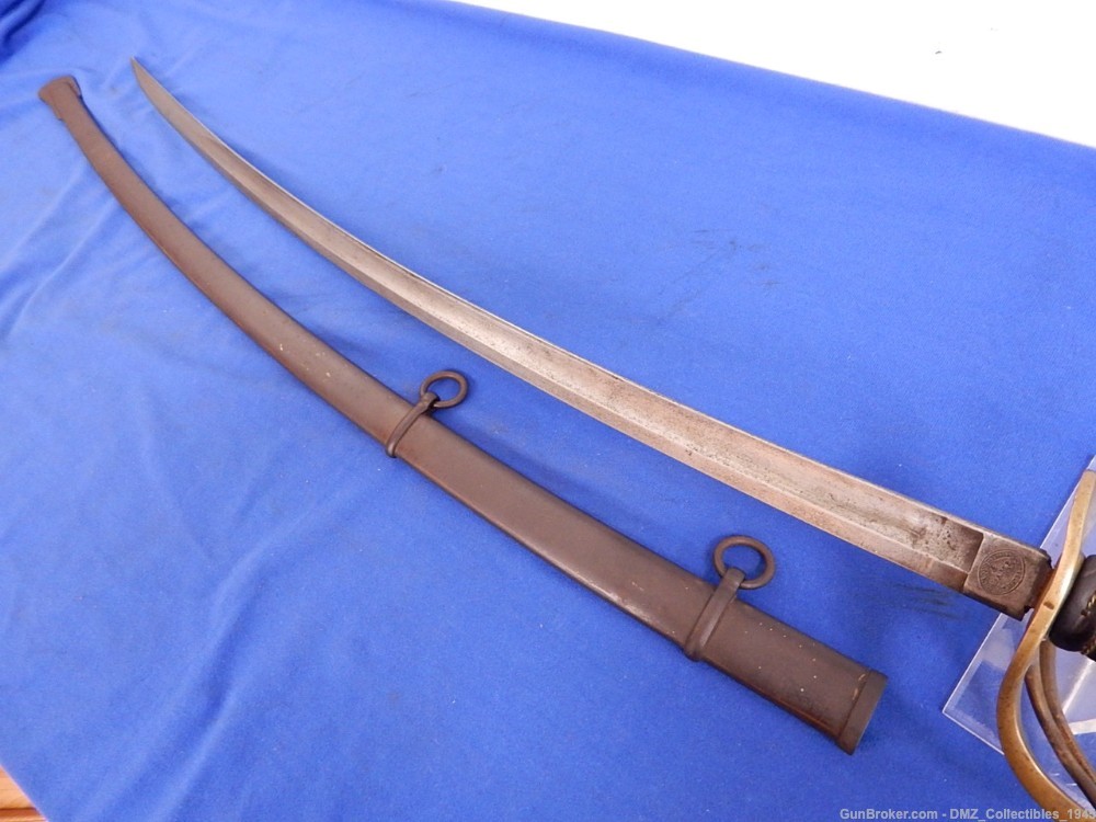 Civil War Rhode Island Cavalry Sword with Scabbard-img-6