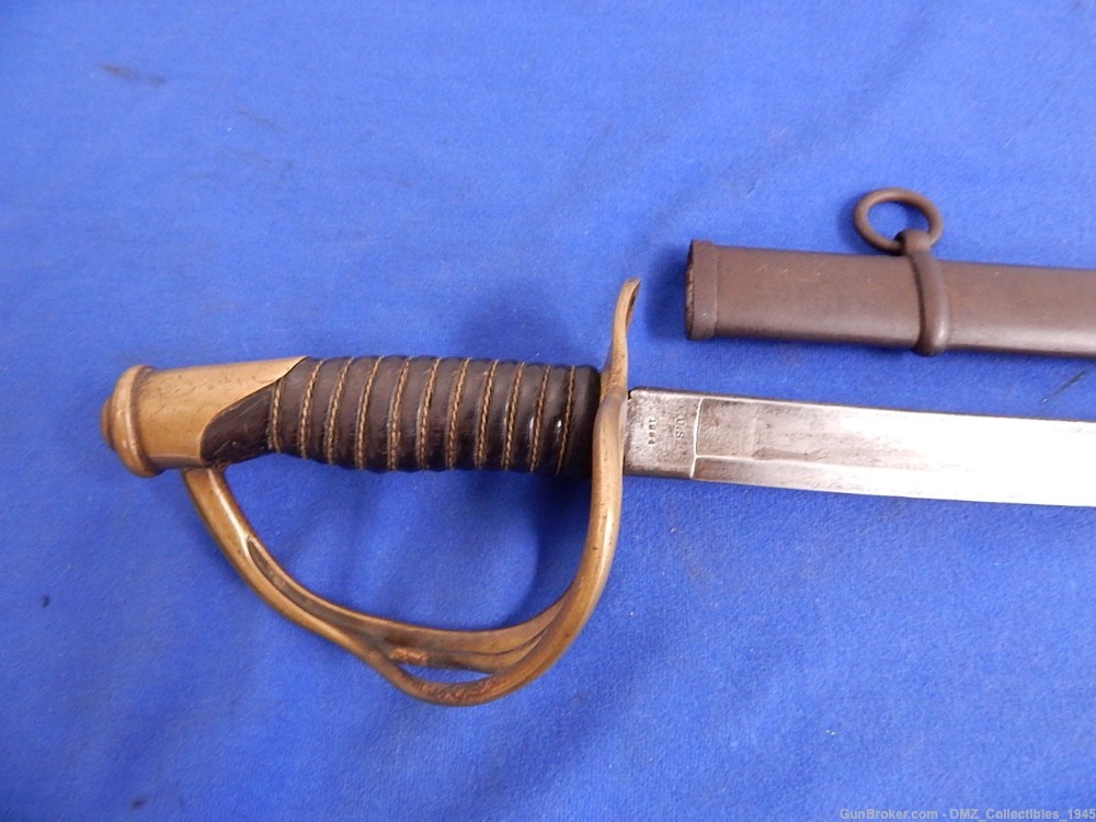 Civil War Rhode Island Cavalry Sword with Scabbard-img-1
