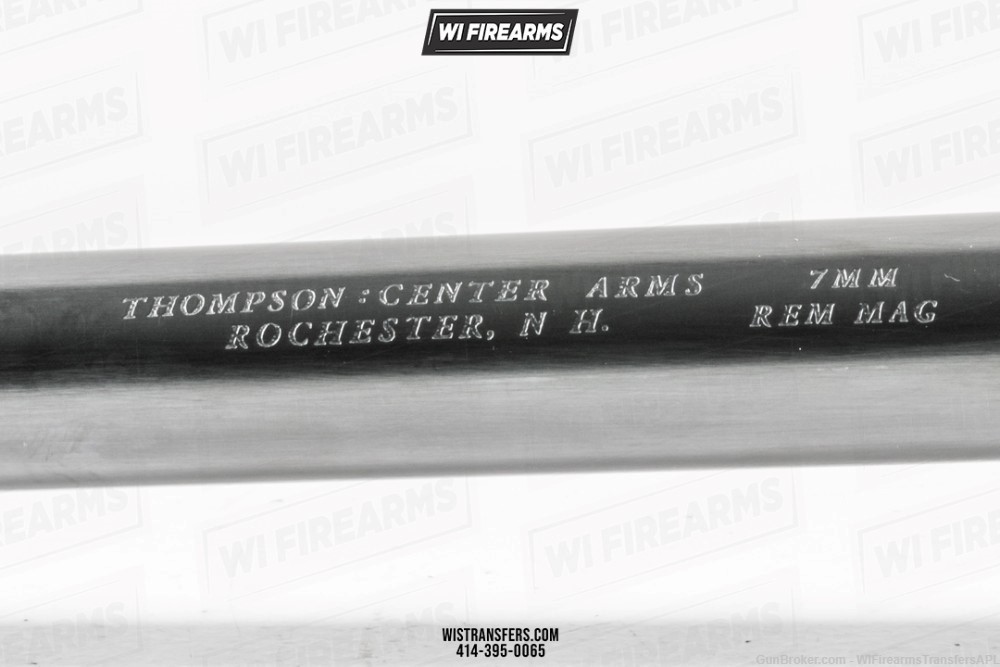 Used Thompson Center TCR 87 7mm Rem Mag 24" Barrel w/ Leupold Scope Base an-img-2