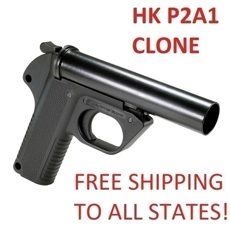 NEW AC Unity 26.5mm Flare Gun HK P2A1 Clone 26.5 mm Launcher Hard Case H&K-img-0
