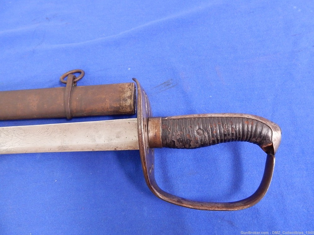 1831 Austrian Heavy Combat Sword with Scabbard-img-7