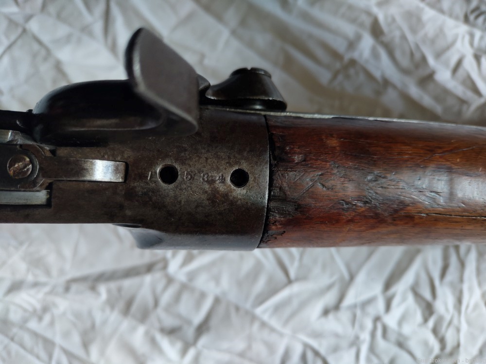 spencer sporting rifle, 56-46 cal,26" barrel,ser#1534, chief good lances-img-9