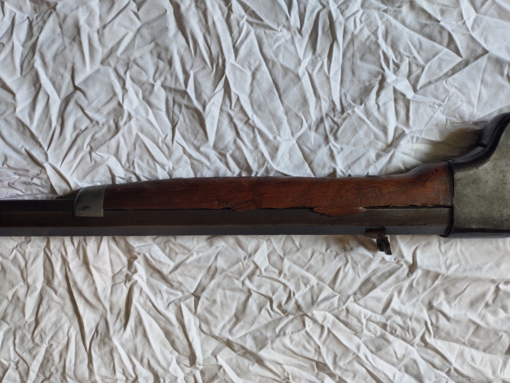 spencer sporting rifle, 56-46 cal,26" barrel,ser#1534, chief good lances-img-6