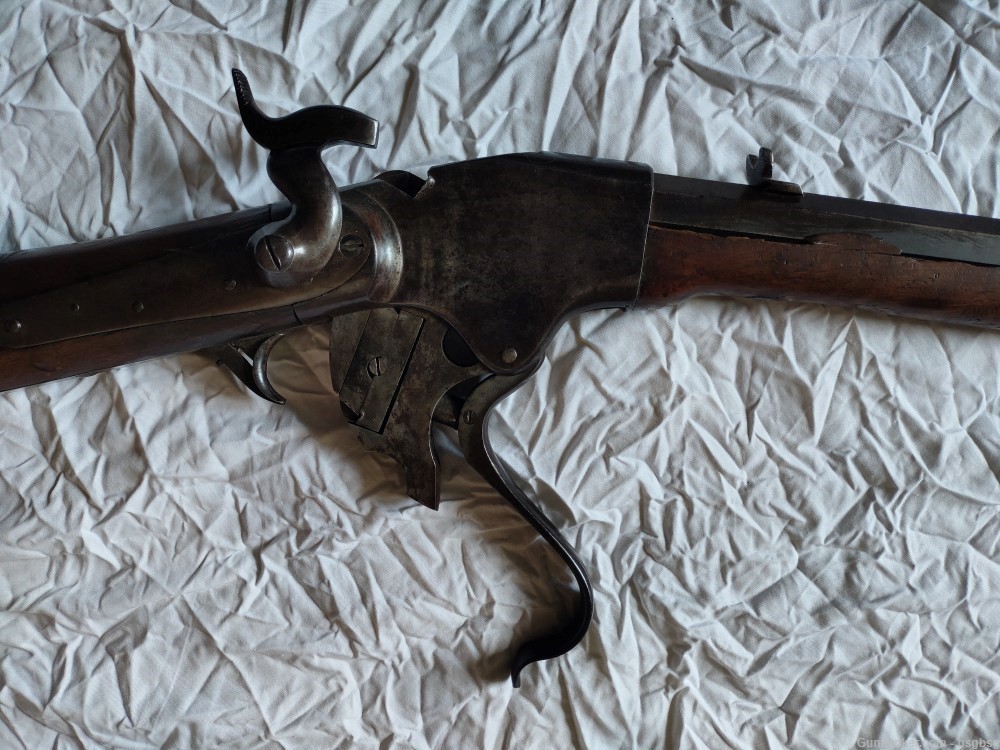 spencer sporting rifle, 56-46 cal,26" barrel,ser#1534, chief good lances-img-0