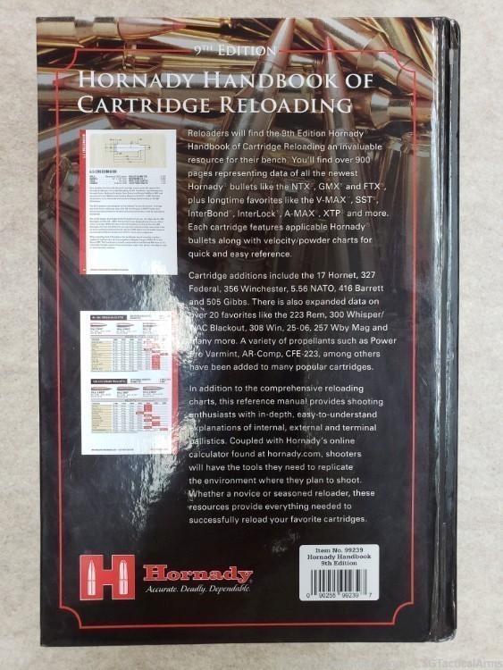Hornady Handbook of Cartridge Reloading, 9th Edition - SHIPS FREE!-img-3