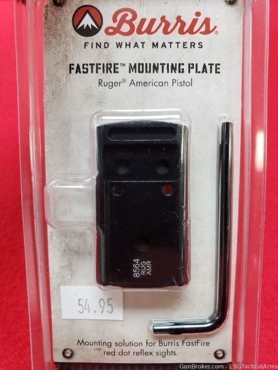 Burris Fastfire Mounting Plate for Ruger American Pistol - SHIPS FREE!-img-0