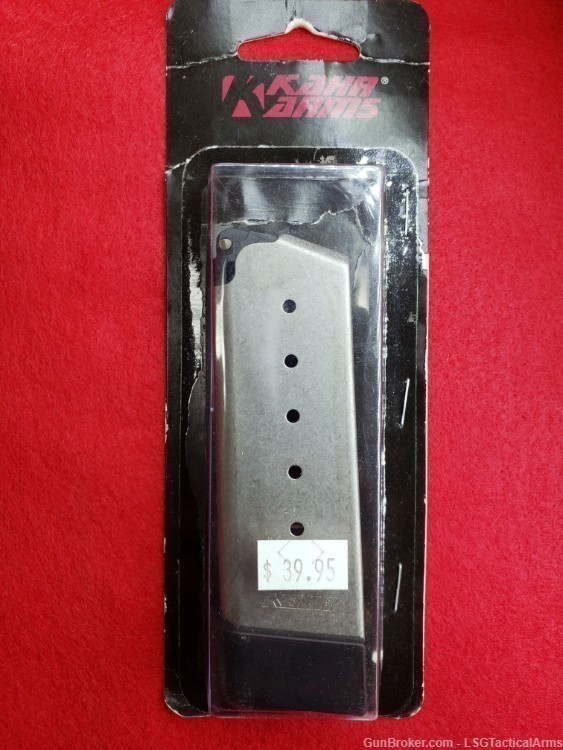 Kahr K625G 45ACP Magazine. 6 Rounds with Grip Extension -  SHIPS FREE!-img-0