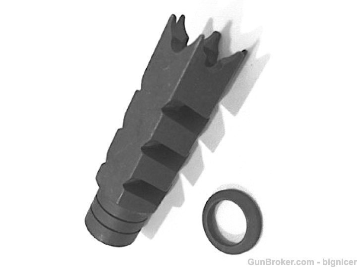 Fishbone Shark Muzzle Brake AR AR15 1/2x28 223 556-img-2