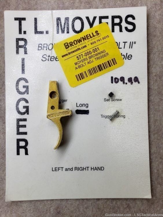 Moyers Adjustable Trigger for Browning A Bolt & A Bolt II-img-0
