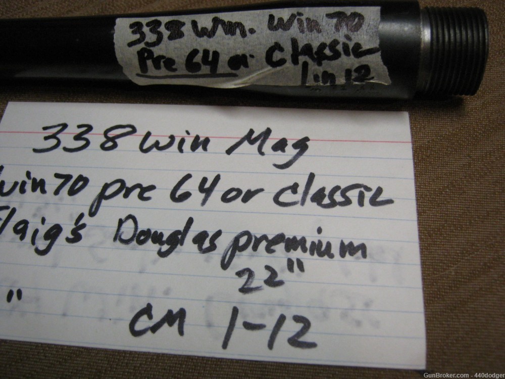 338 Win. Mag barrel Winchester Model 70-img-1