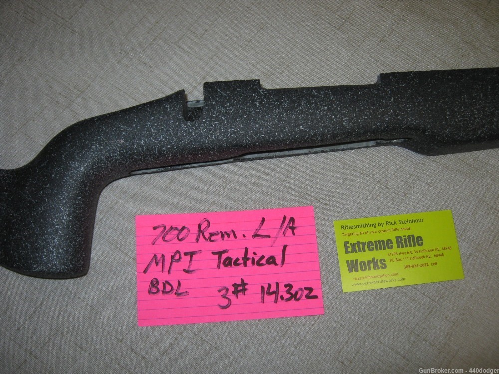 Tactical Fiberglass stock Remington 700 L/A BDL (REDUCED)-img-7