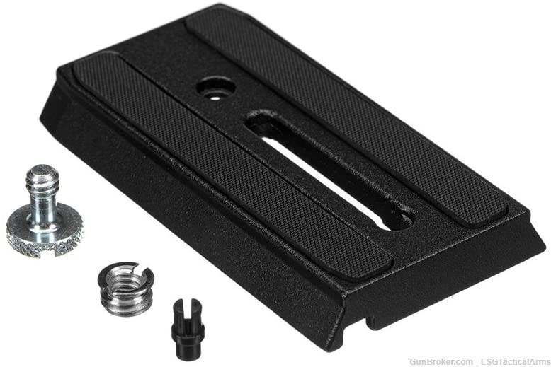 Manfrotto 501PL Sliding Quick Release Plate with 1/4"-20 Screw - SHIPS FREE-img-1