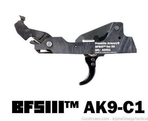 Franklin Armory BFSIII AK9-C1 Binary Firing System III Trigger - For 9mm AK-img-0