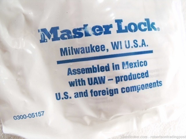 Master US Mexico Smith & Wesson Issue Locks Pre-2008 M107 Correct Pre-Lock-img-6
