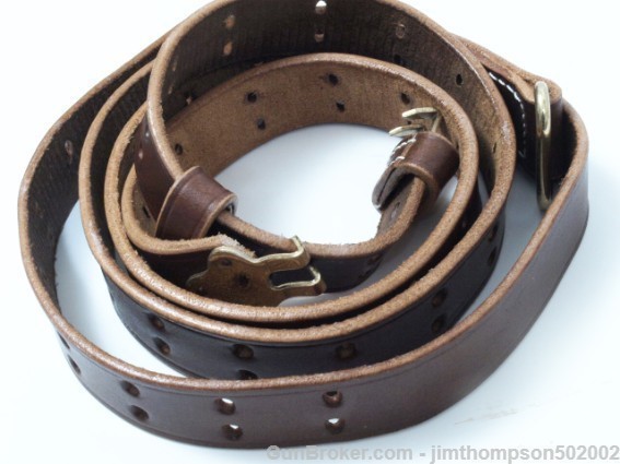 M1907 highest quality drum-dyed leather slings-img-3