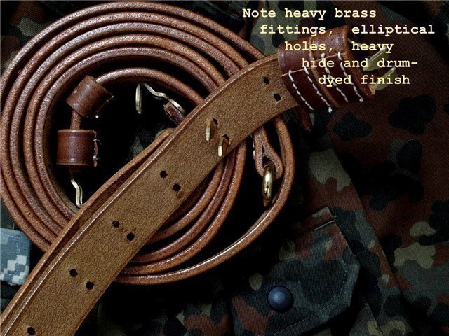 M 1907 highest quality drum-dyed leather slings NEW MODELS, TOO! Replica.-img-23