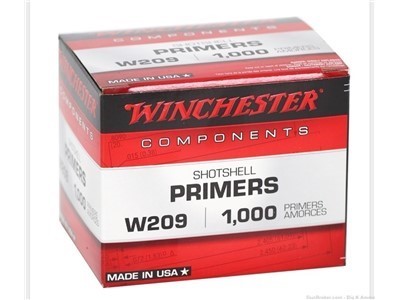 WINCHESTER w209 Shotshell primers W209 (1000 Count) No CC FEES