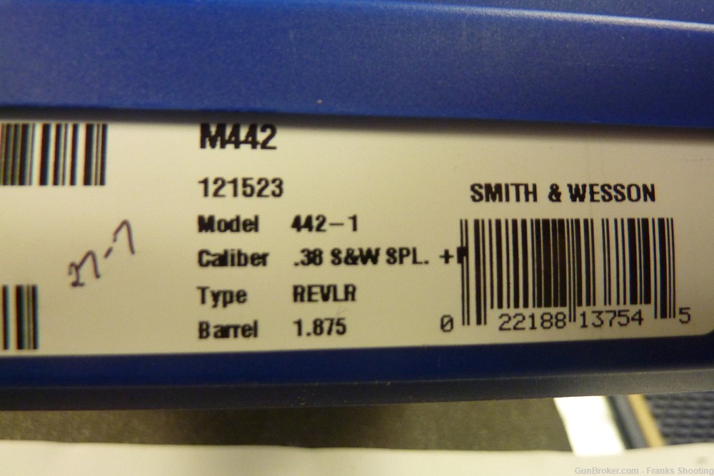 S&W 442 .38 SPL 1.87" BBL DAO REVOLVER NEW-img-9